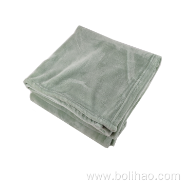 Super Soft Microfiber solid Flannel Fleece Blanket